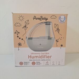 PureBaby Ultrasonic Cool Mist Humidifier & Soft Glow Night Light 1.5 Liter NIB